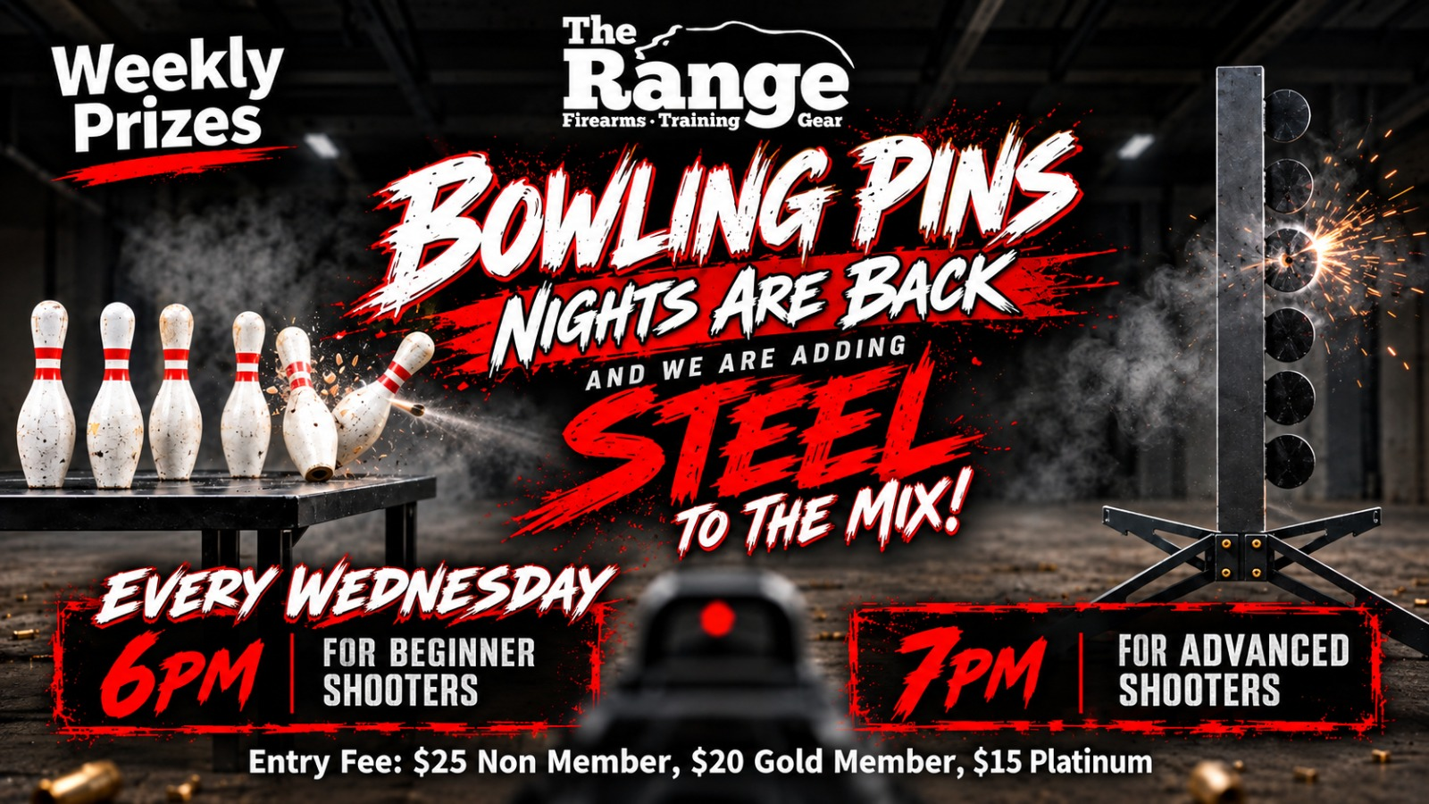 Bowling Pins Nights at The Range